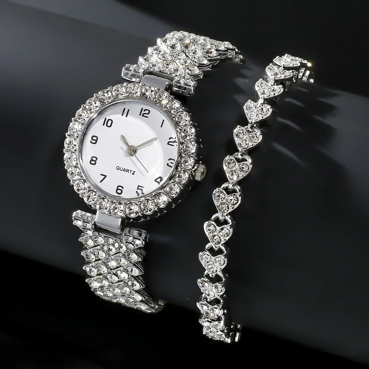 Jewelry Watches Silver - 1pcs/2pcs Luxury Fashion Women Watch Set