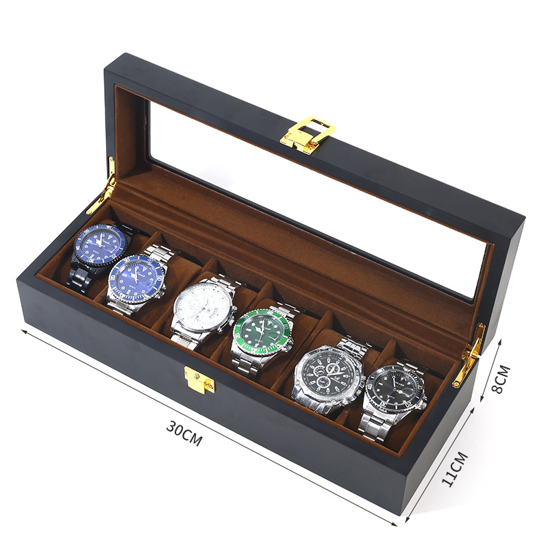 6/10/12 Grids Luxury Handmade  - Jewelry Box That Holds Watches ulasan dan harga