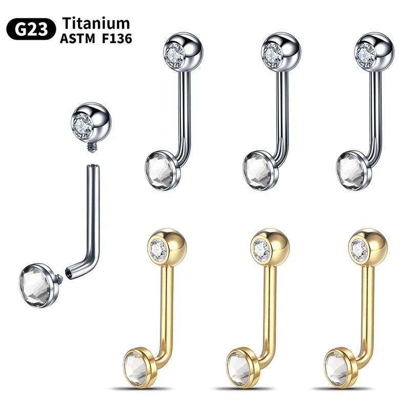 1/10Pcs G23 Titanium Christina - Christina Jewelry & Watches Marguerite Ørestik Forgyldt Sølv ulasan dan harga