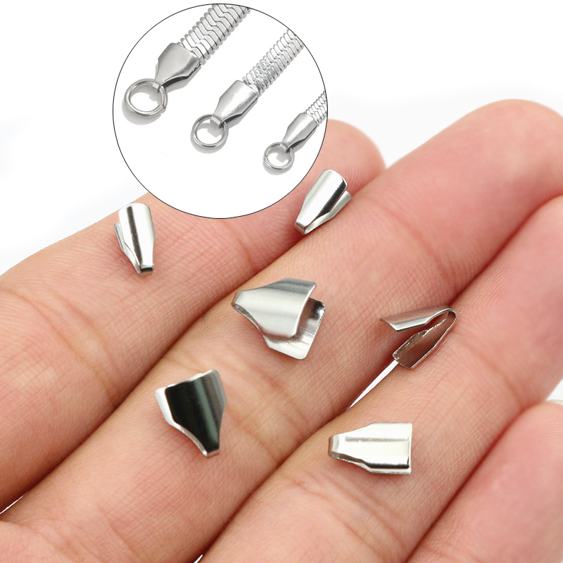 100pcs Stainless Steel 2-7mm F - Charm Bracelet Beads ulasan dan harga