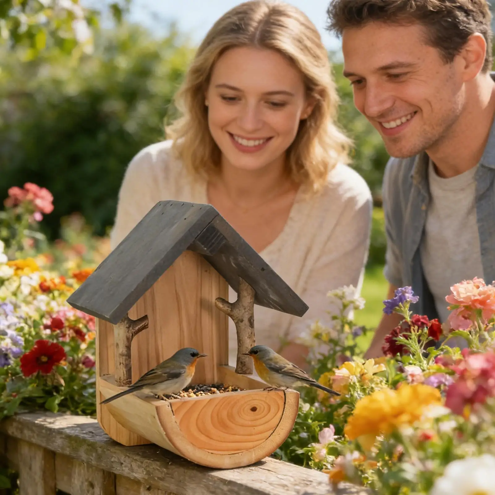 Wall Mount Wooden bird feeder  - Watches & Jewelry Repair Center Photos ulasan dan harga