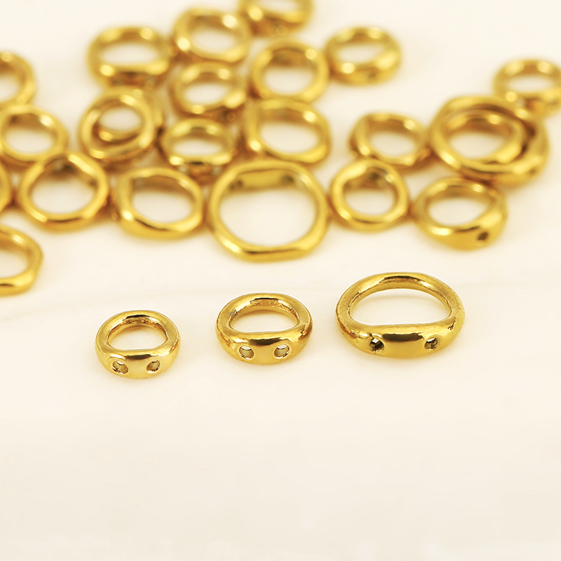 30pcs 5/6/8mm Stainless Steel  - Charm Bracelet Beads ulasan dan harga