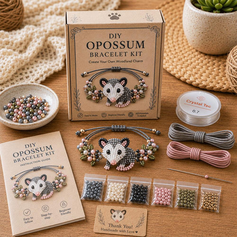 Animal DIY Beaded Bracelet Mak - Charm Bracelet Beads ulasan dan harga