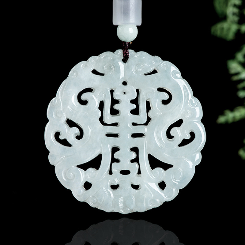 Burmese Jadeite Dragon Pendant - Necklace Pendant ulasan dan harga