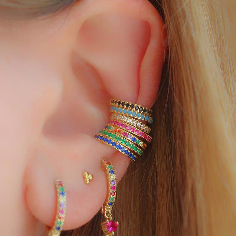 Ear Cuff Micro Pave Cz Marquis - Ear Cuff No Piercing ulasan dan harga