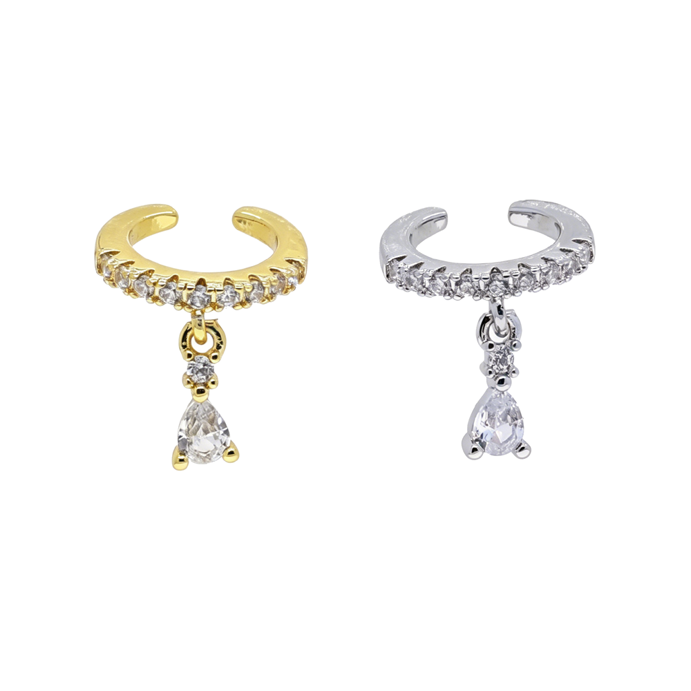 Ear Cuff Micro Pave Cz Marquis - Ear Cuff No Piercing ulasan dan harga