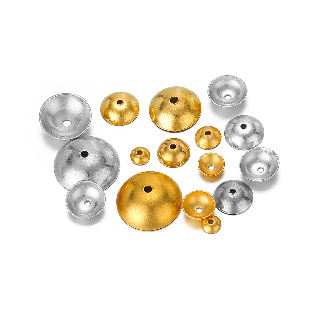 50-100pcs Stainless Steel Roun - Pearl Necklace ulasan dan harga