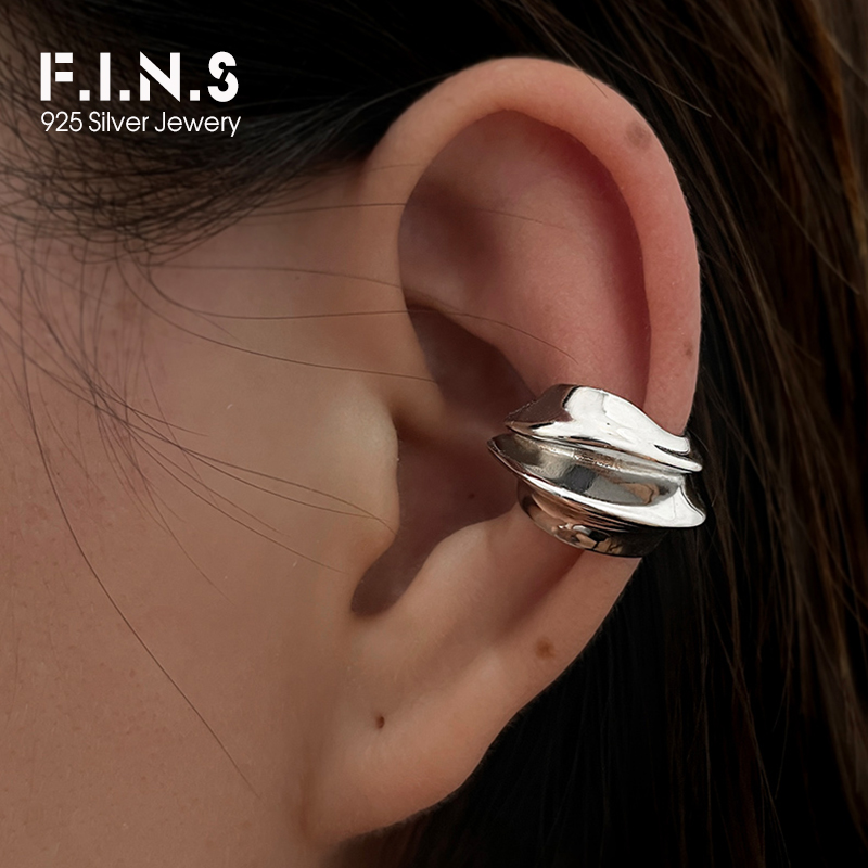F.I.N.S 1PC Exaggerated Wide S - Ear Cuff No Piercing ulasan dan harga