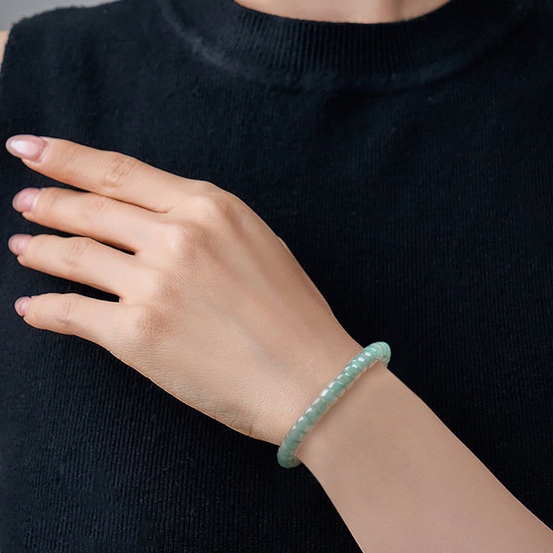 Natural Grade A Jadeite Blue W - Jewelry & Watches Store ulasan dan harga