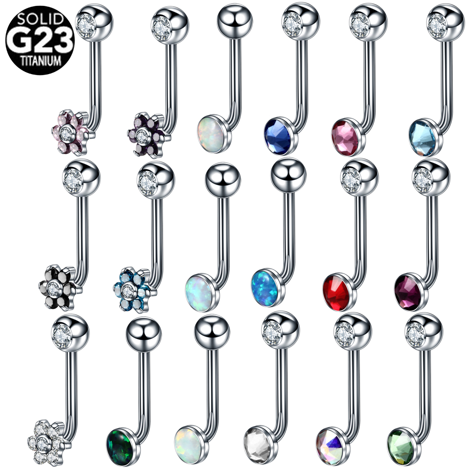 1PC G23 Titanium Opal Crystal  - Christina Jewelry & Watches Marguerite Ørestik Forgyldt Sølv ulasan dan harga