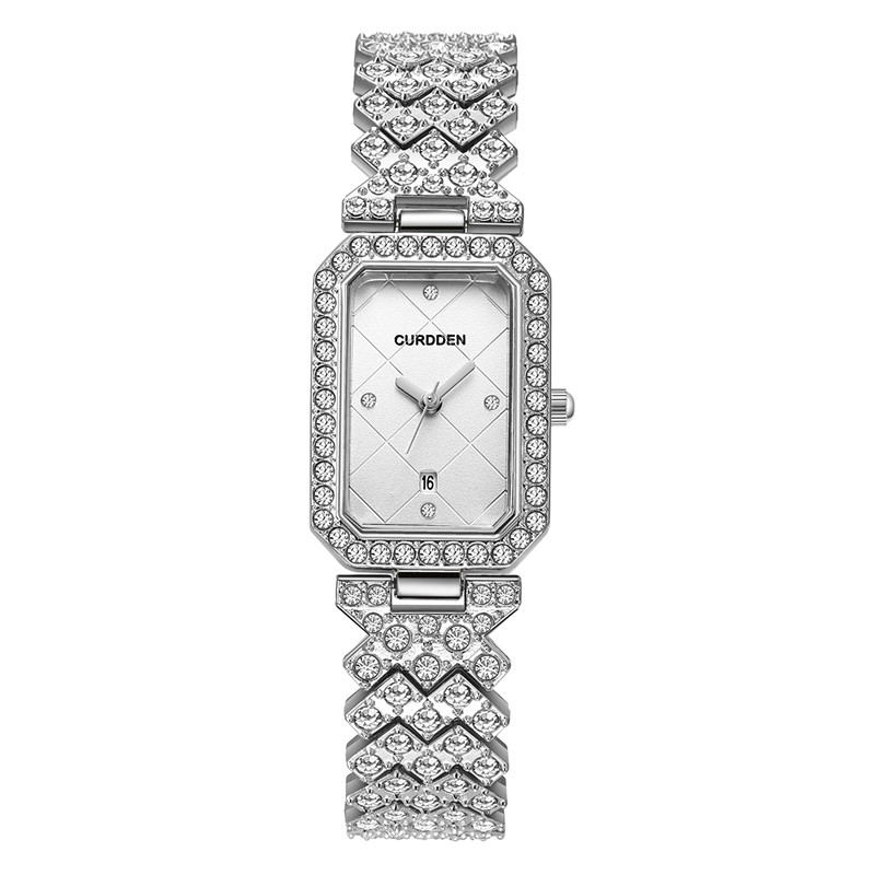 Original CURDDEN Brand Rectang - Jewelry Watches Silver ulasan dan harga