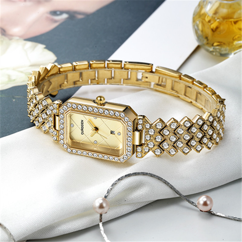 Original CURDDEN Brand Rectang - Jewelry Watches Silver ulasan dan harga