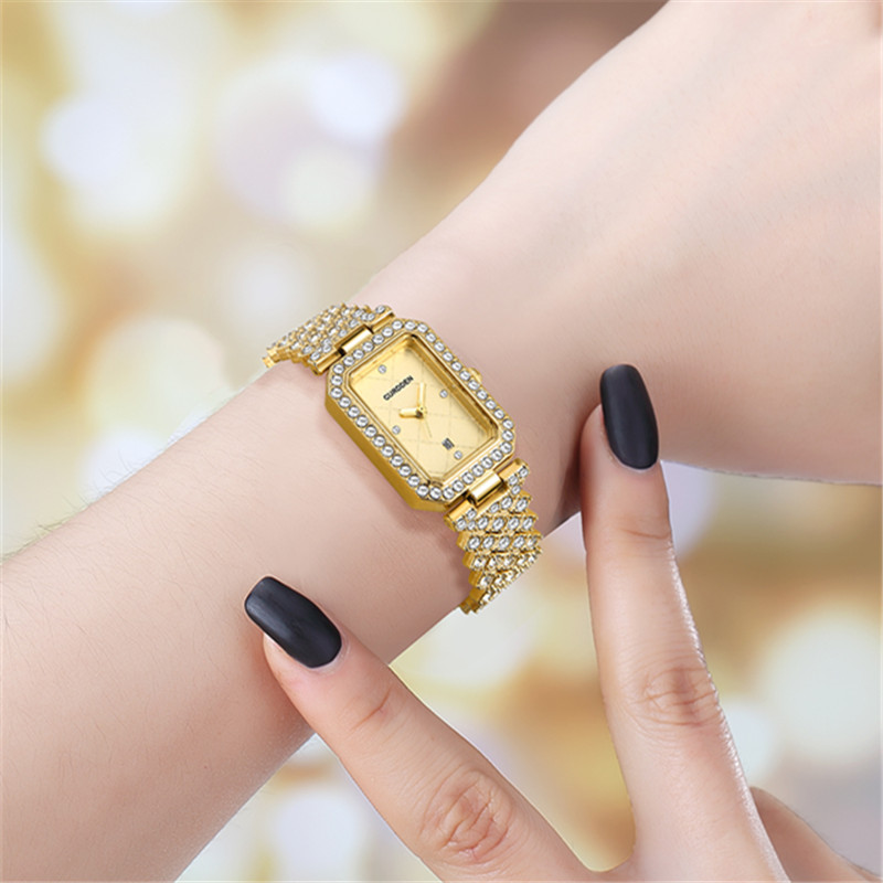 Original CURDDEN Brand Rectang - Jewelry Watches Silver ulasan dan harga