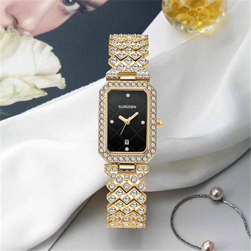 Original CURDDEN Brand Rectang - Jewelry Watches Silver ulasan dan harga