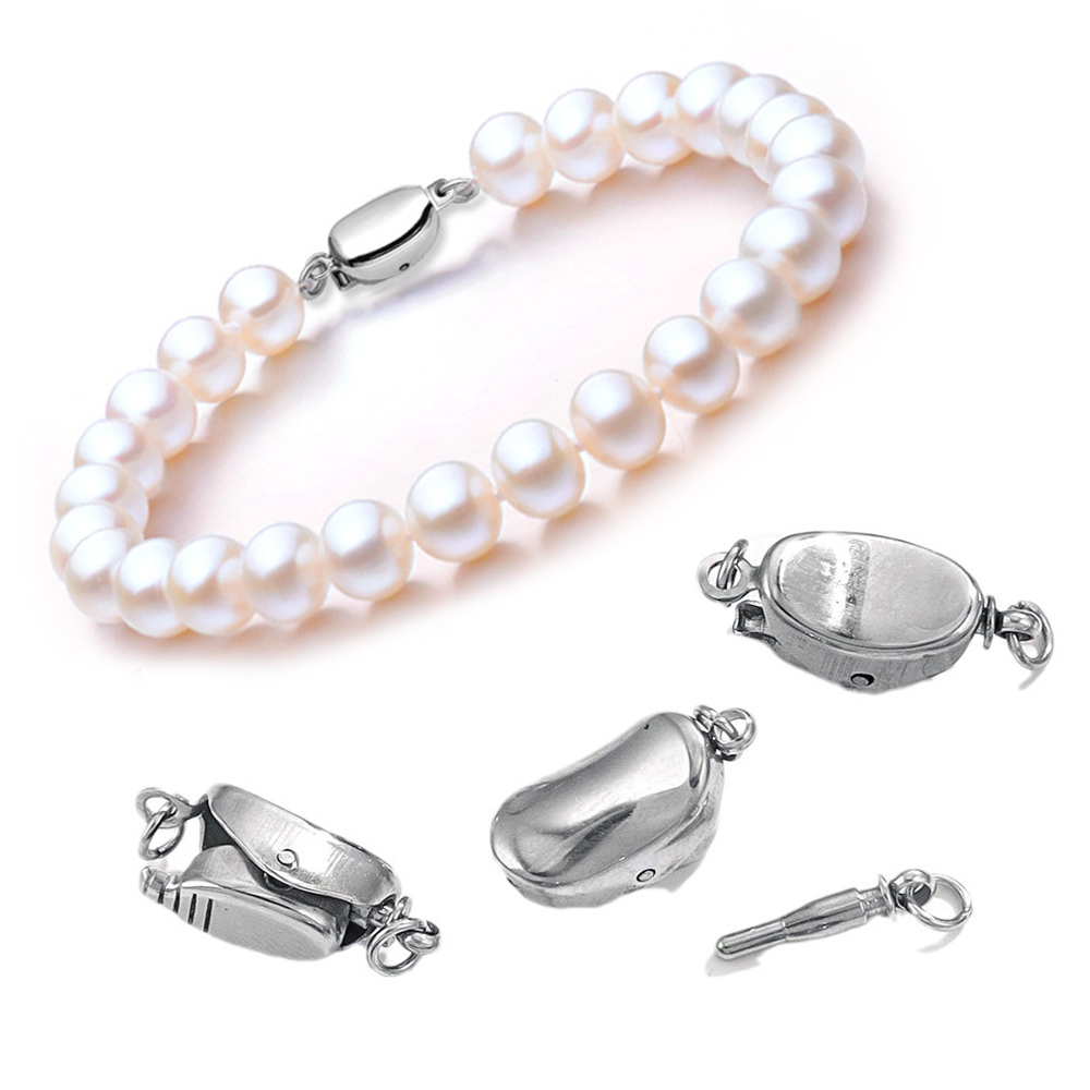 5 Pcs Titanium Steel Necklace  - Pearl Necklace ulasan dan harga