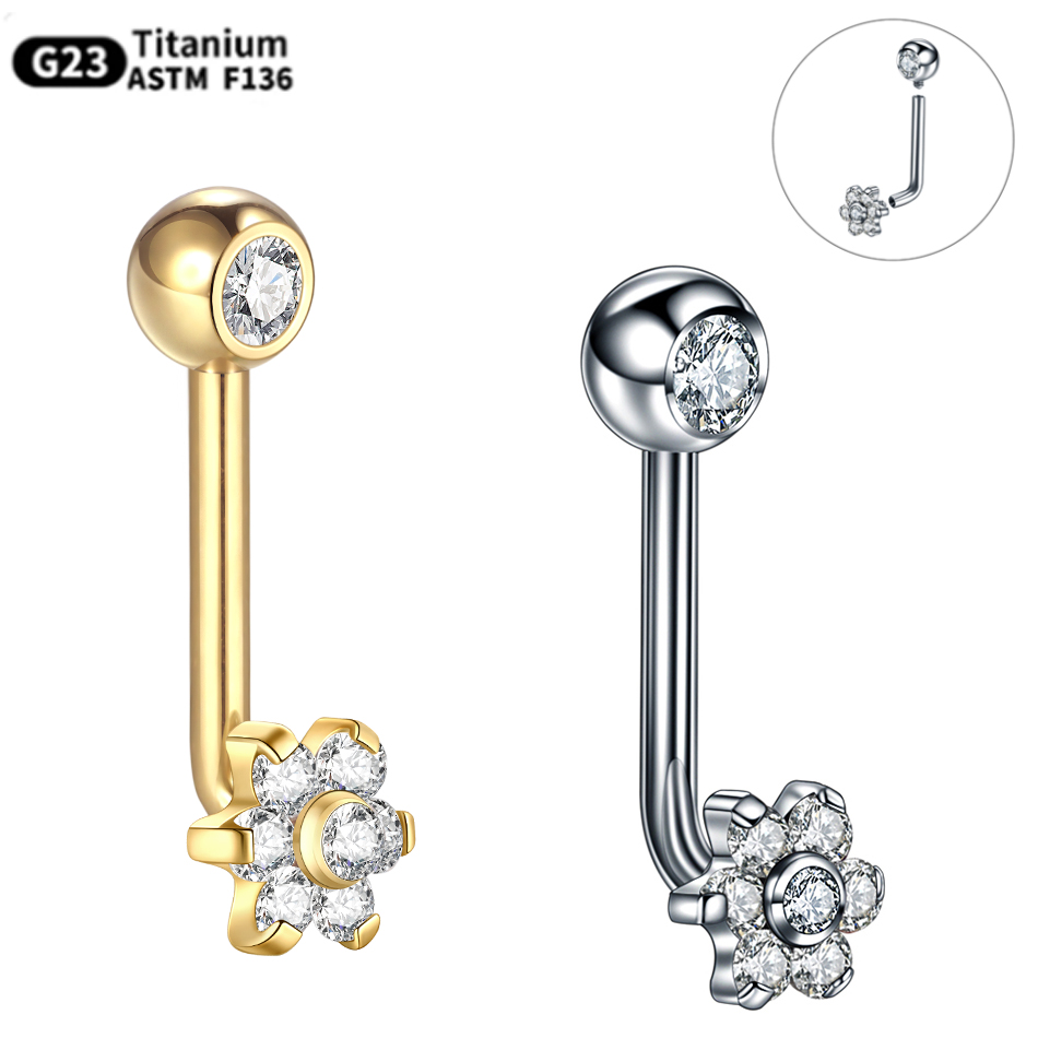 1PC Titanium Christina Piercin - Christina Jewelry & Watches Marguerite Ørestik Forgyldt Sølv ulasan dan harga