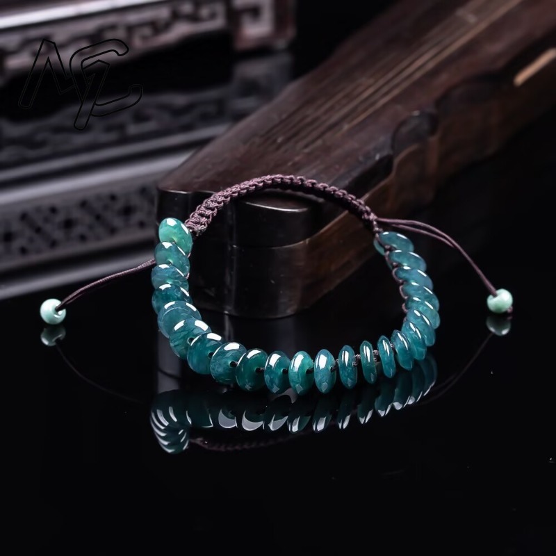 Natural Real Emerald Blue Wate - Jewelry & Watches Store ulasan dan harga