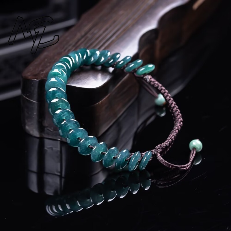 Natural Real Emerald Blue Wate - Jewelry & Watches Store ulasan dan harga