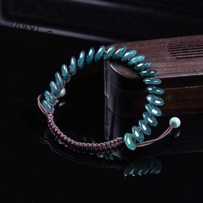 Natural Real Emerald Blue Wate - Jewelry & Watches Store ulasan dan harga