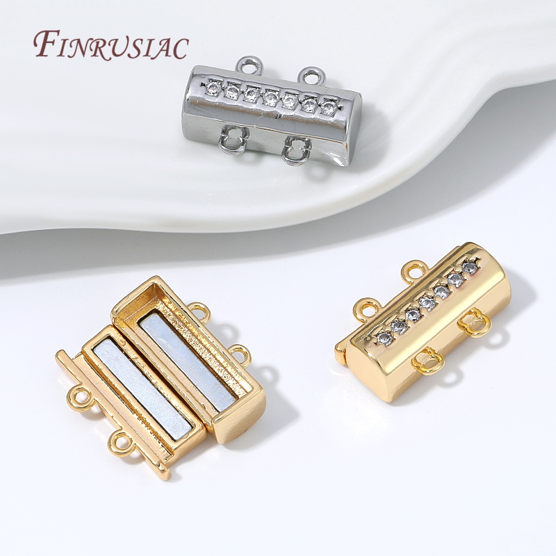 Magnetic Necklace Clasp 18K Go - Pearl Necklace ulasan dan harga