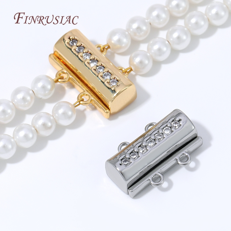 Magnetic Necklace Clasp 18K Go - Pearl Necklace ulasan dan harga