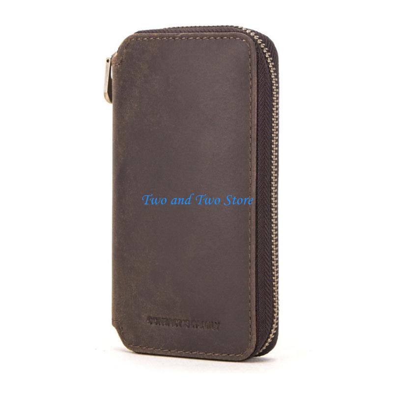 HX6F Rustic Leather 2-Slot Wat - Jewelry Box That Holds Watches ulasan dan harga