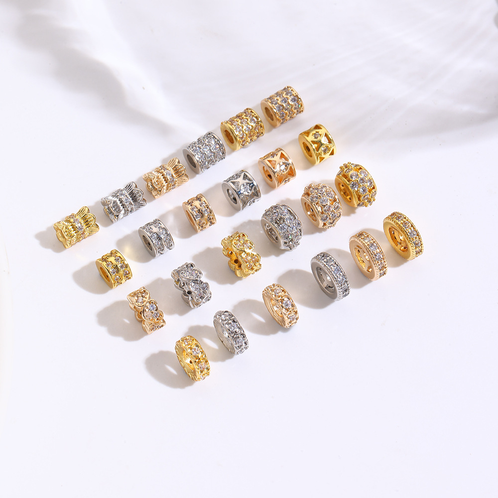 10 copper spacer beads handmad - Pearl Necklace ulasan dan harga