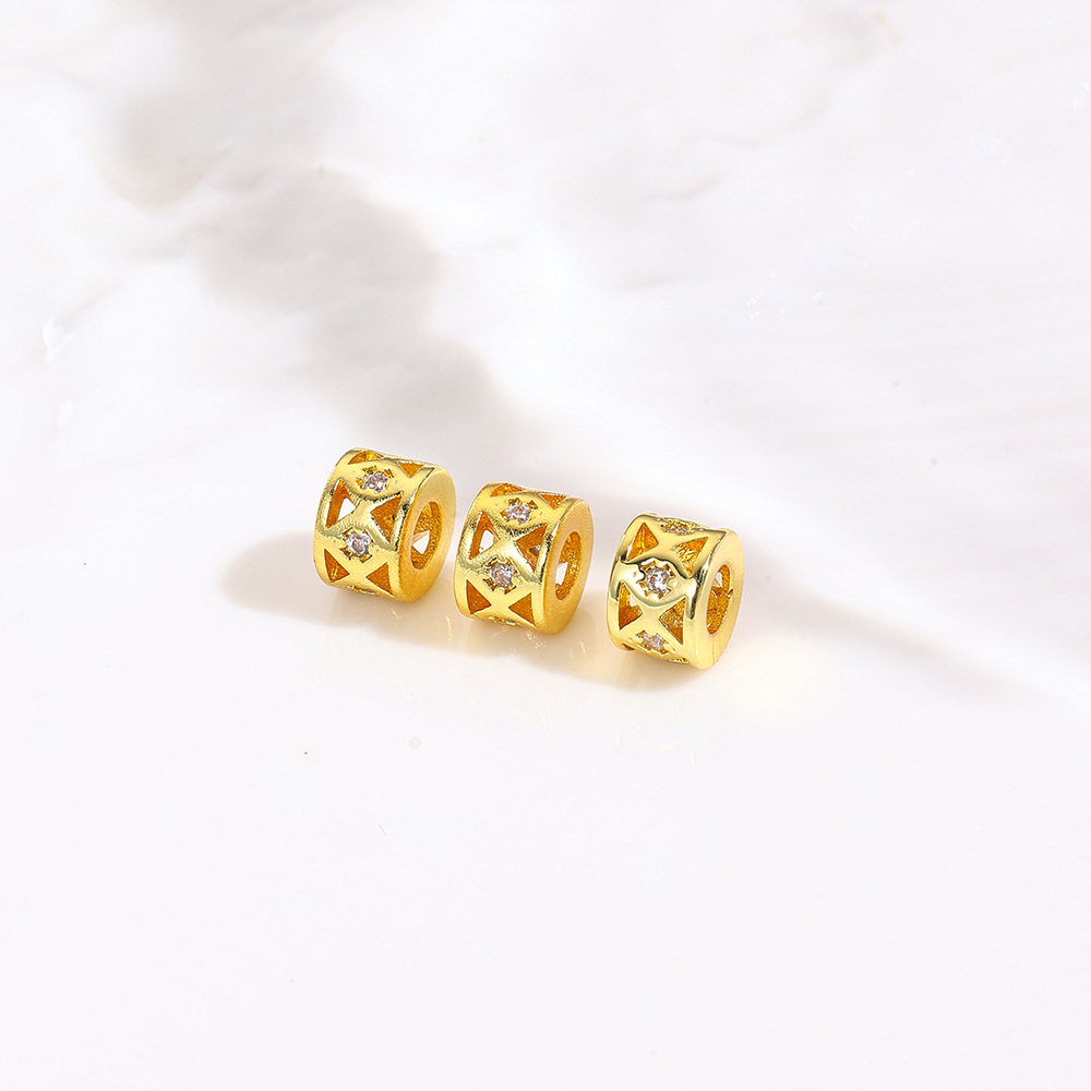 10 copper spacer beads handmad - Pearl Necklace ulasan dan harga