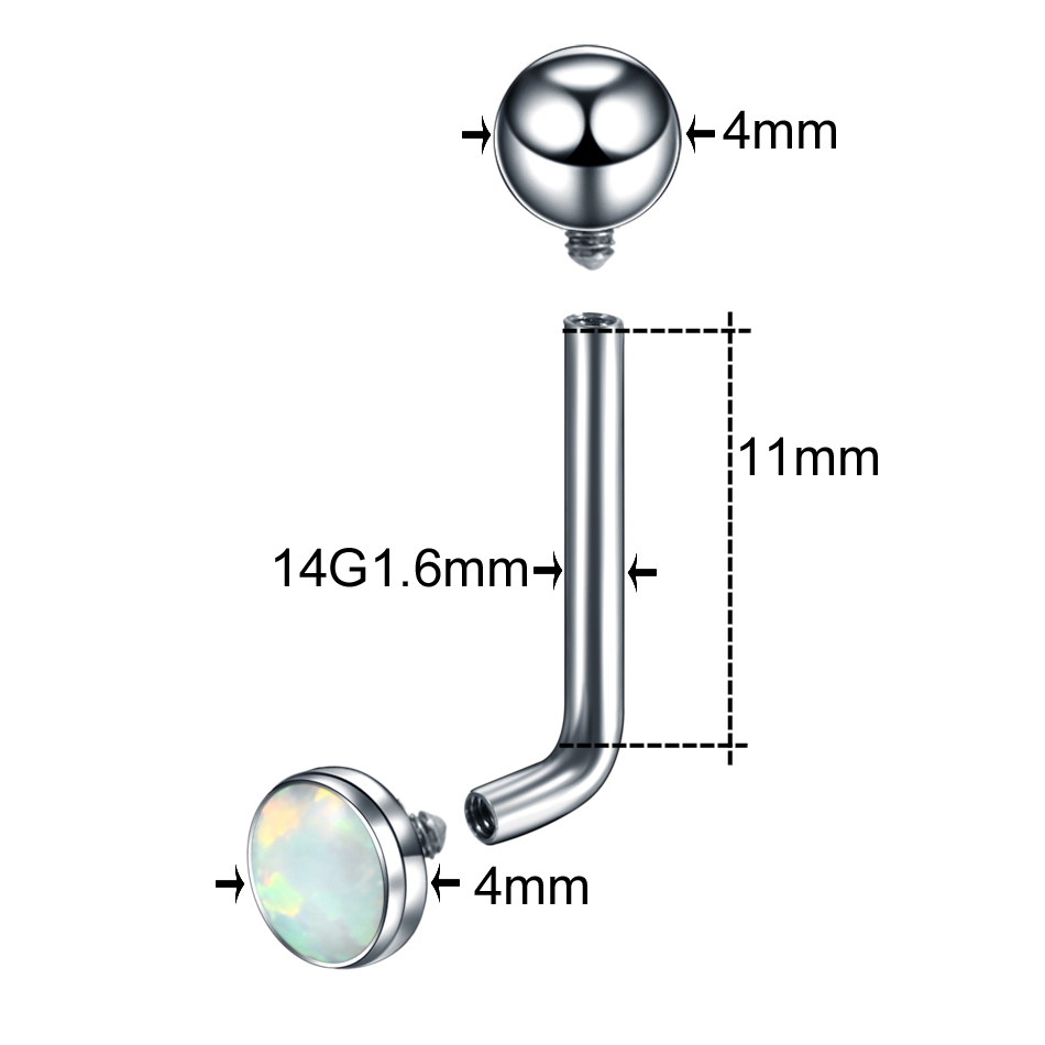 1PC ASTM F136 Titanium Christi - Christina Jewelry & Watches Marguerite Ørestik Forgyldt Sølv ulasan dan harga