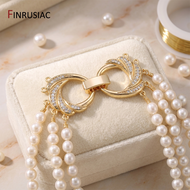 14K Gold Plated Brass With Zir - Charm Bracelet Beads ulasan dan harga