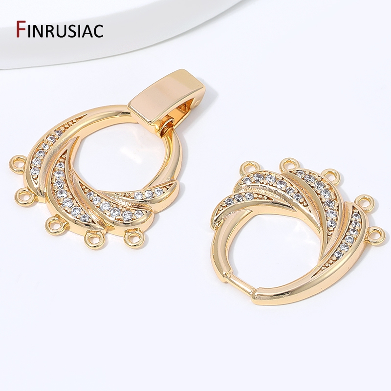 14K Gold Plated Brass With Zir - Charm Bracelet Beads ulasan dan harga