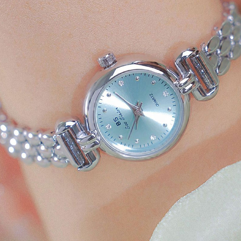 2024 New Luxury Ice Blue Silve - Jewelry Watches Silver ulasan dan harga