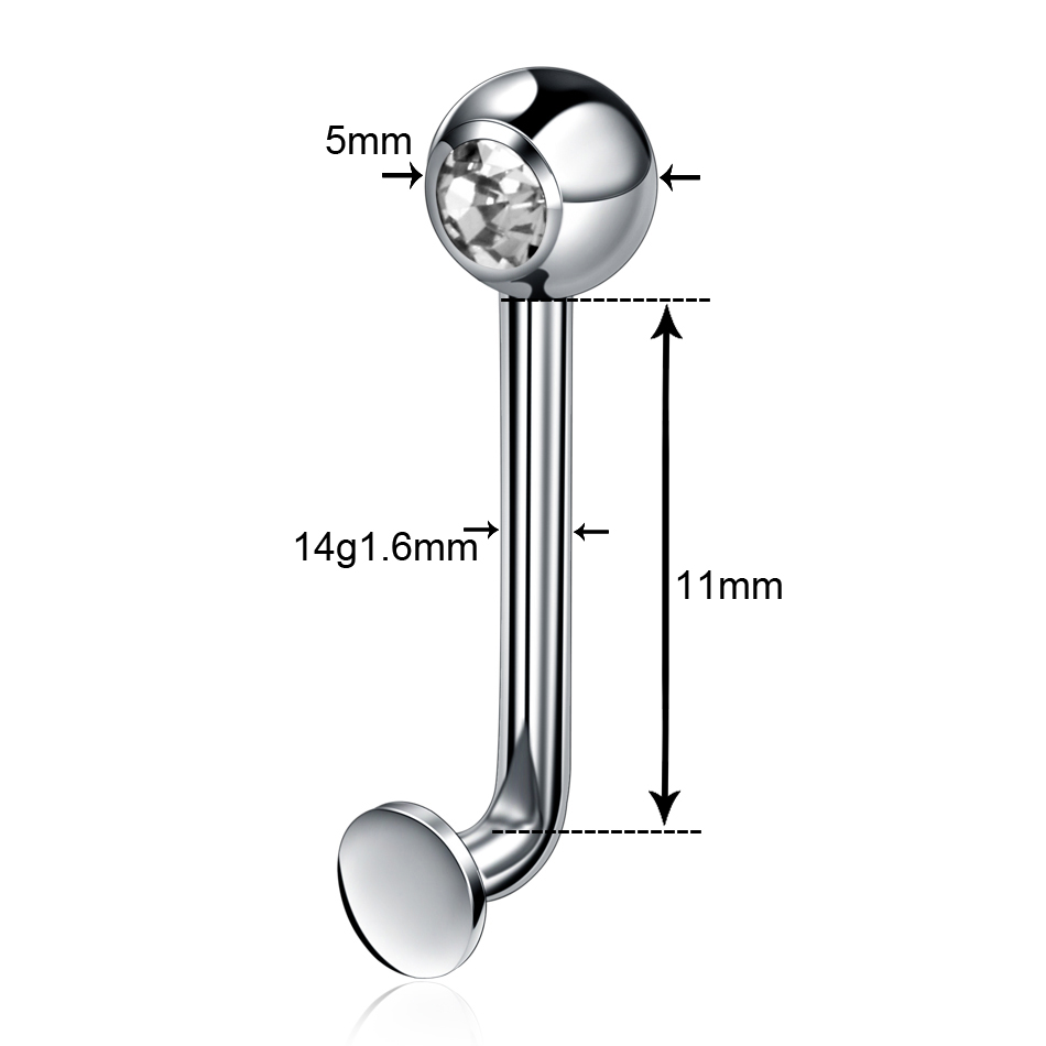 1PC Belly Button Rings Piercin - Christina Jewelry & Watches Marguerite Ørestik Forgyldt Sølv ulasan dan harga