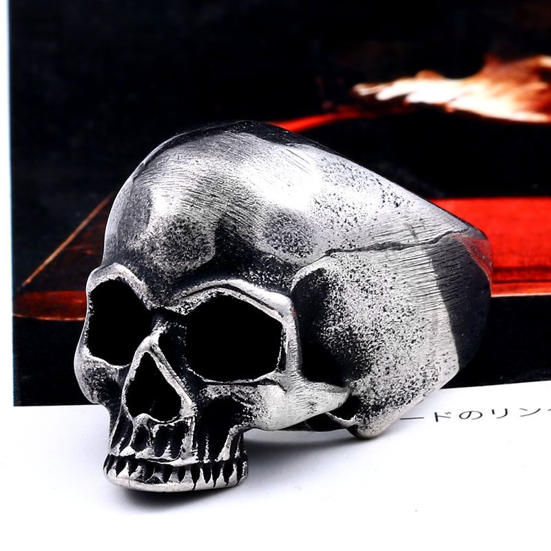 Beier 316L Stainless steel Vin - Gothic Skull Ring ulasan dan harga