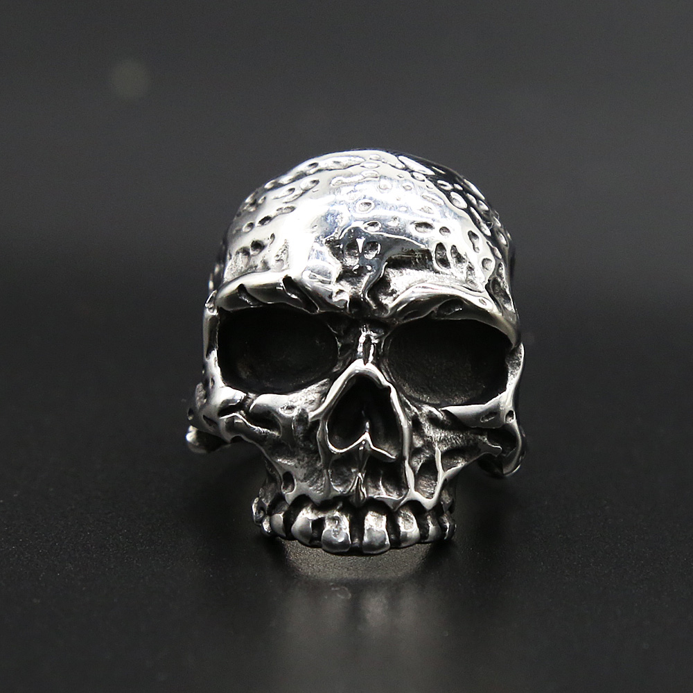 Gothic 316L Stainless Steel Sk - Gothic Skull Ring ulasan dan harga