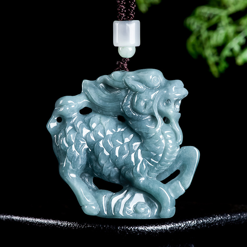Burmese Jadeite Kylin Pendant  - Necklace Pendant ulasan dan harga