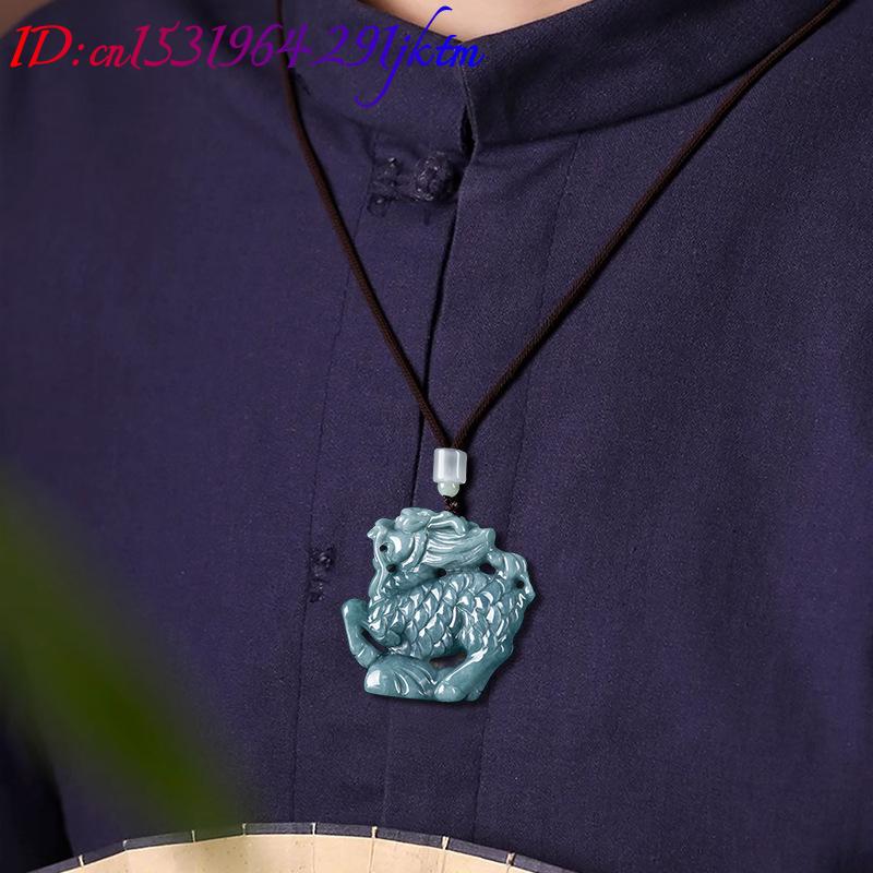 Burmese Jadeite Kylin Pendant  - Necklace Pendant ulasan dan harga