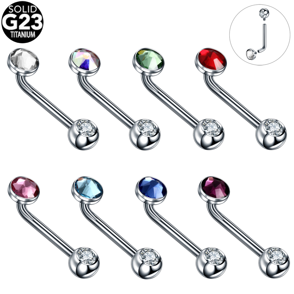 1PC G23 Titanium Crystal Chris - Christina Jewelry & Watches Marguerite Ørestik Forgyldt Sølv ulasan dan harga
