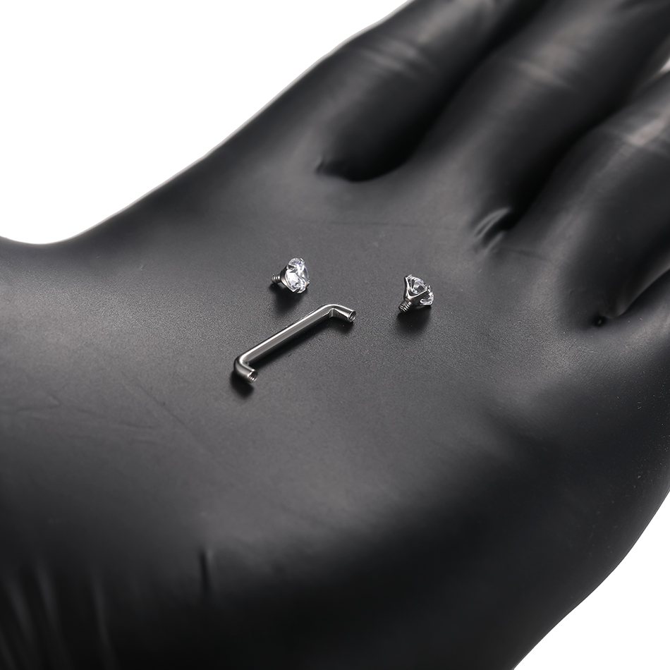 1PC Titanium Surface Piercing  - Christina Jewelry & Watches Marguerite Ørestik Forgyldt Sølv ulasan dan harga