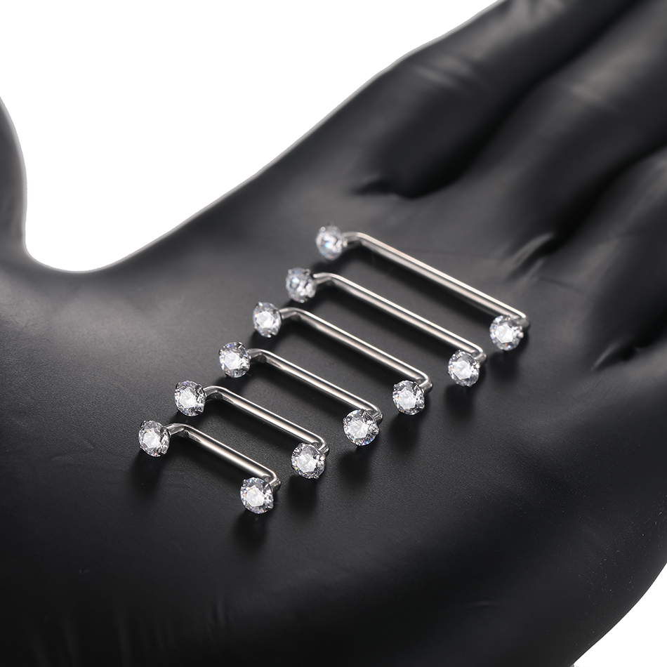 1PC Titanium Surface Piercing  - Christina Jewelry & Watches Marguerite Ørestik Forgyldt Sølv ulasan dan harga