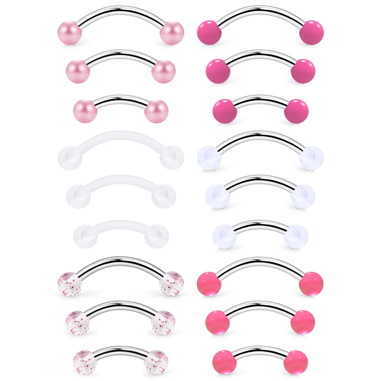 16g 6/8/10mm Eyebrow Rook Vert - Christina Jewelry & Watches Marguerite Ørestik Forgyldt Sølv ulasan dan harga