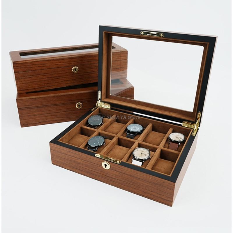  Elegant Wooden Watch Box With - Jewelry Box That Holds Watches ulasan dan harga