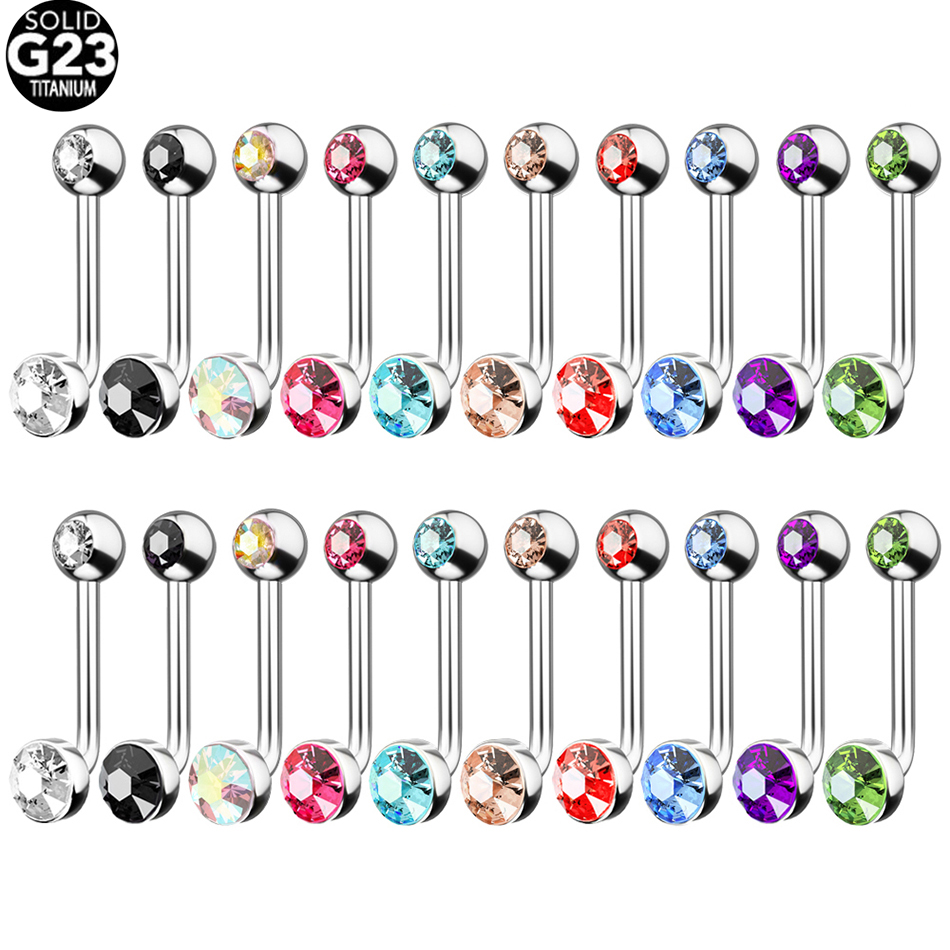 1PC G23 Titanium Crystal Gem C - Christina Jewelry & Watches Marguerite Ørestik Forgyldt Sølv ulasan dan harga