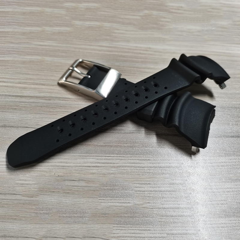 Breathable Black Rubber Watchb - Citizen Watch Promaster ulasan dan harga