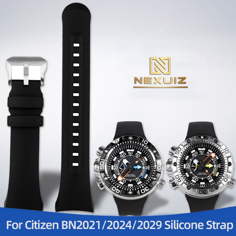 Special Curved Silicone Watch  - Citizen Watch Promaster ulasan dan harga