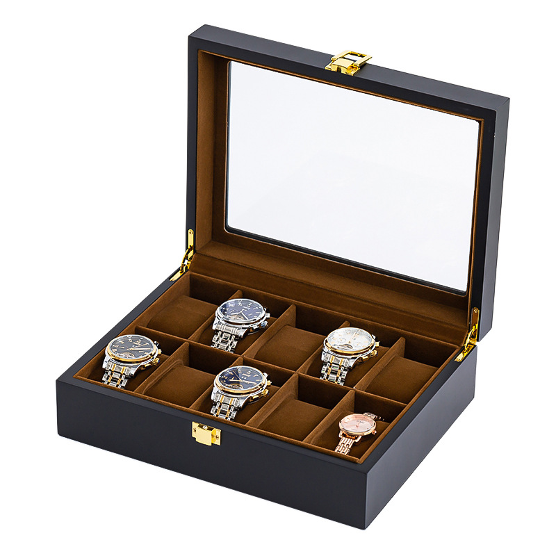 Handmade Luxury Wooden 6/10/12 - Jewelry Box That Holds Watches ulasan dan harga