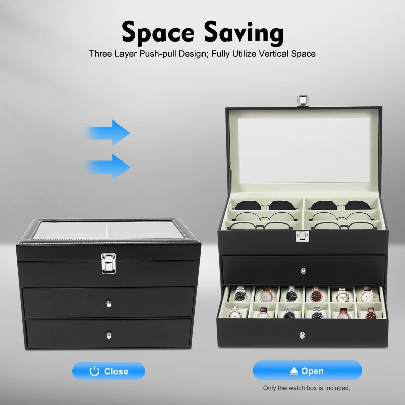 for Hold Glasses Watches Jewel - Jewelry Box That Holds Watches ulasan dan harga